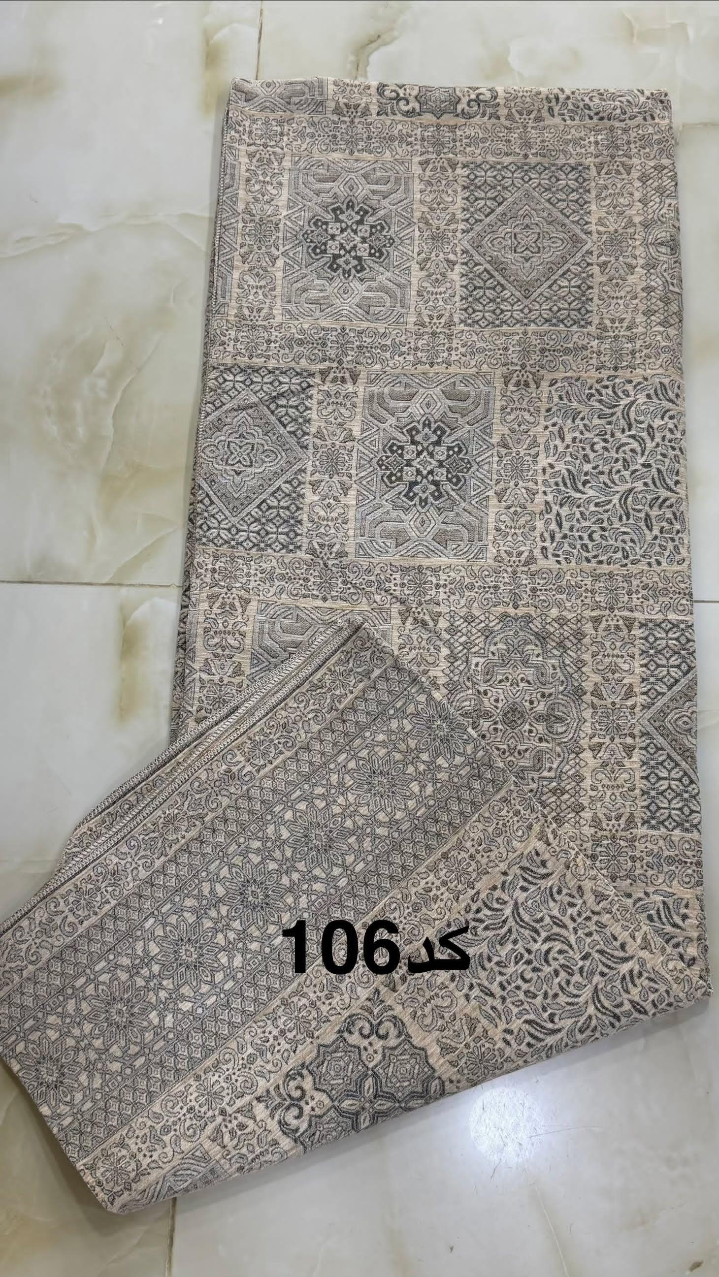 روفرشی مخمل دورو سیمین ۶ متری